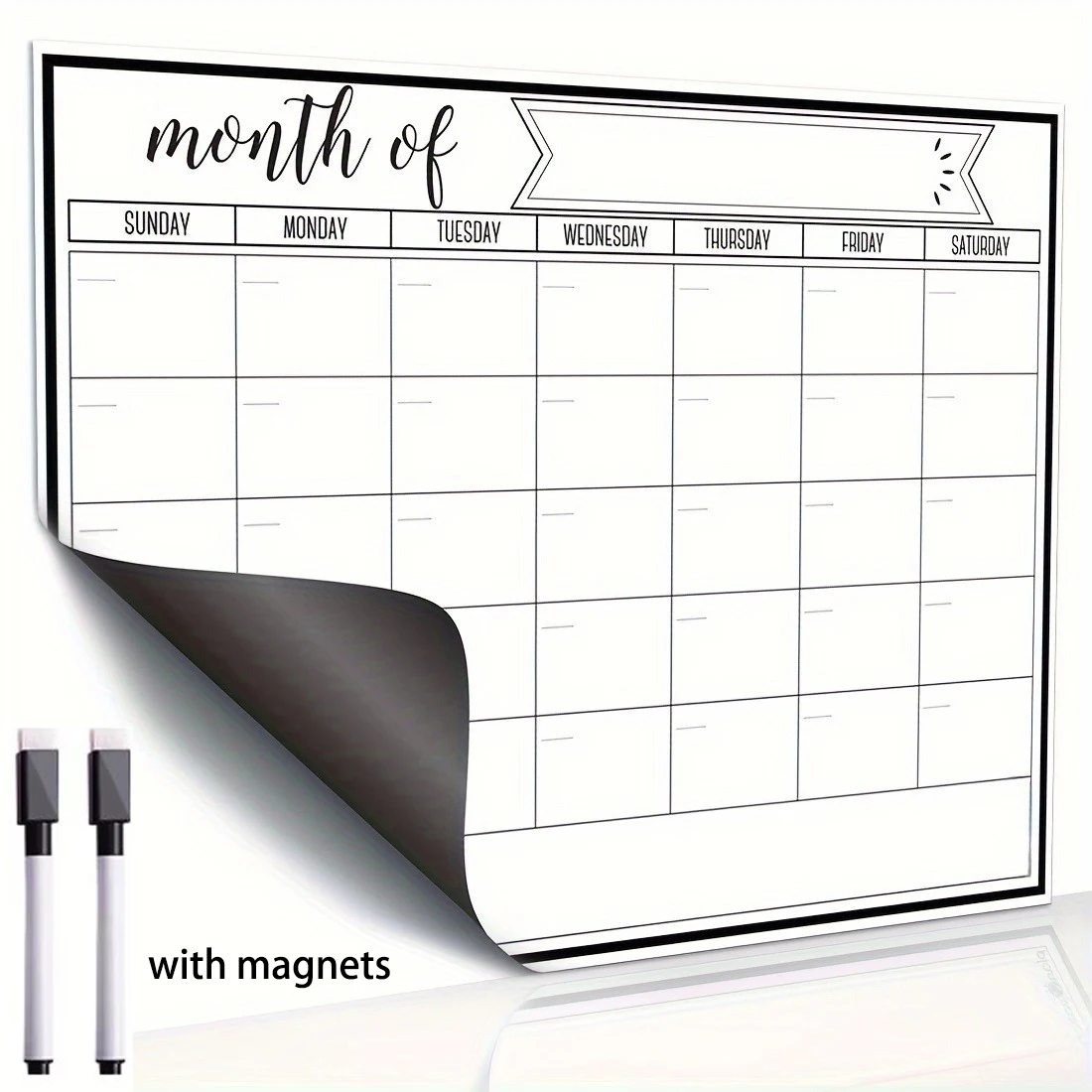 

Магнитный календарь whiteboard