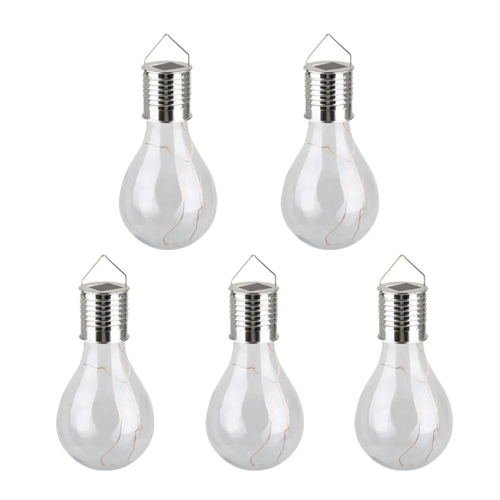 

Solar Light Bulb Garden Lamp Yard Pendant Creative Patio Lights Outdoor Waterproof