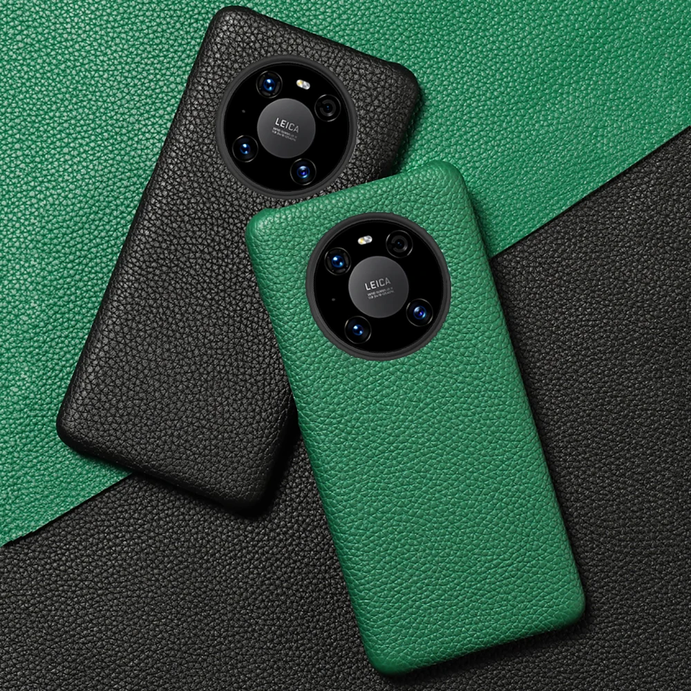 

Fashion Genuine Leather Case for HUAWEI P50 Pro P40 P30 LITE Mate 40 Pro 30 20 Lite Honor Magic 3 Leather Cover Phone Cases