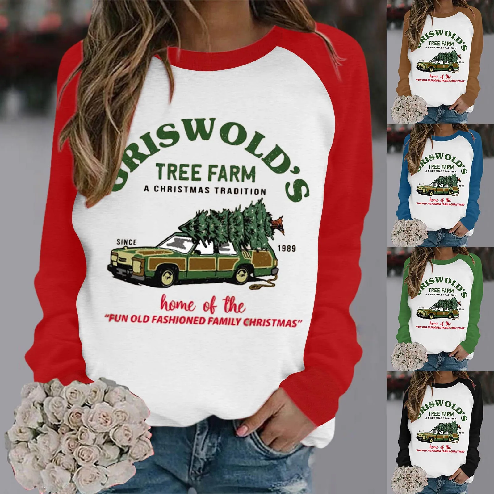 

Женский свитшот на молнии с графическим принтом, повседневный пуловер с круглым вырезом, свободная рубашка, легкий Топ, мокасины для девуше...