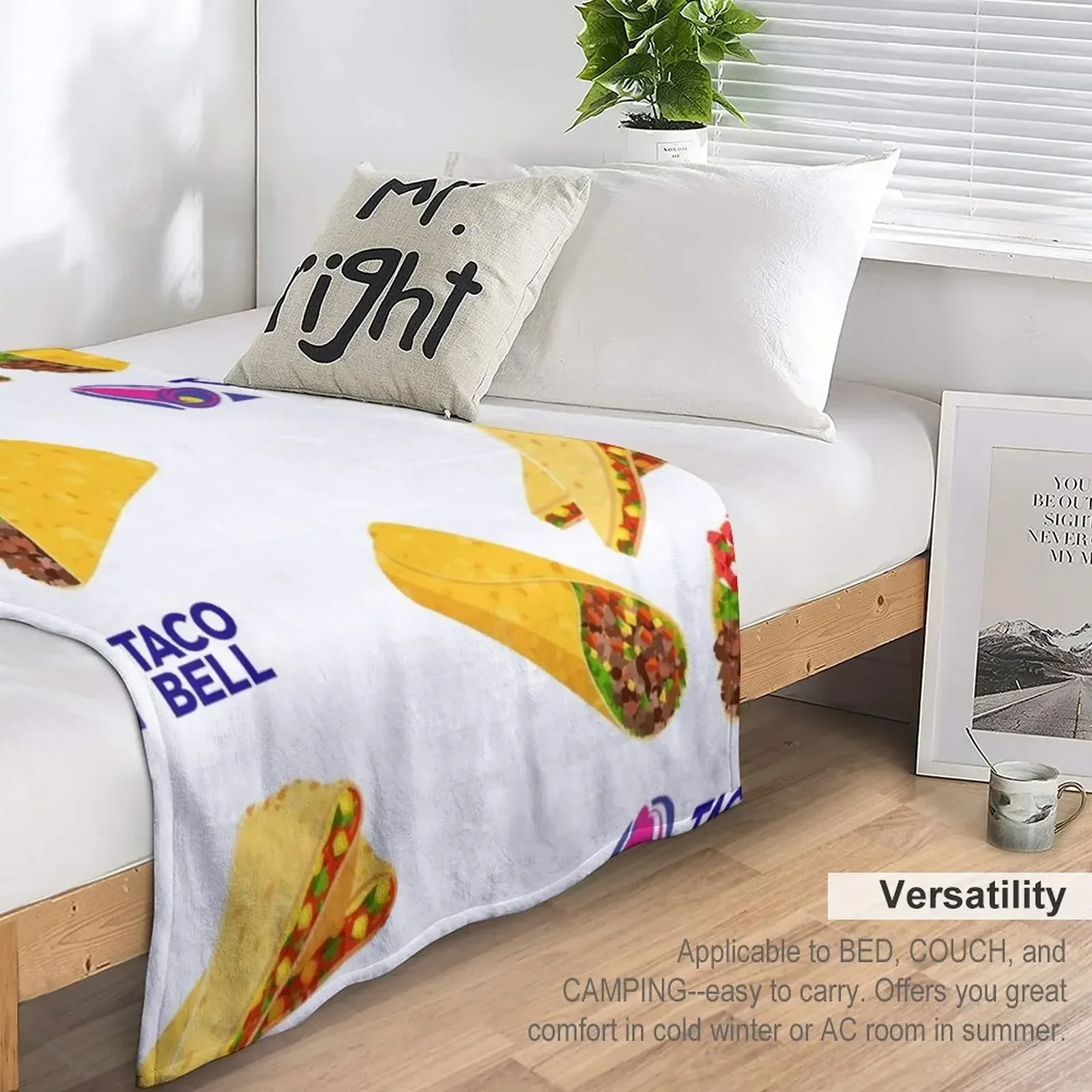 Одеяло Taco Bell Burrito Quesadilla Essential декоративные одеяла для детей дорожные