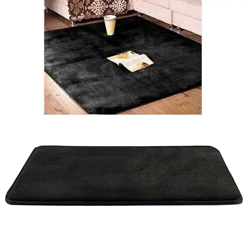 2X коврик для ванной из пены с эффектом памяти небсорбирующий бархатный 0x80 см