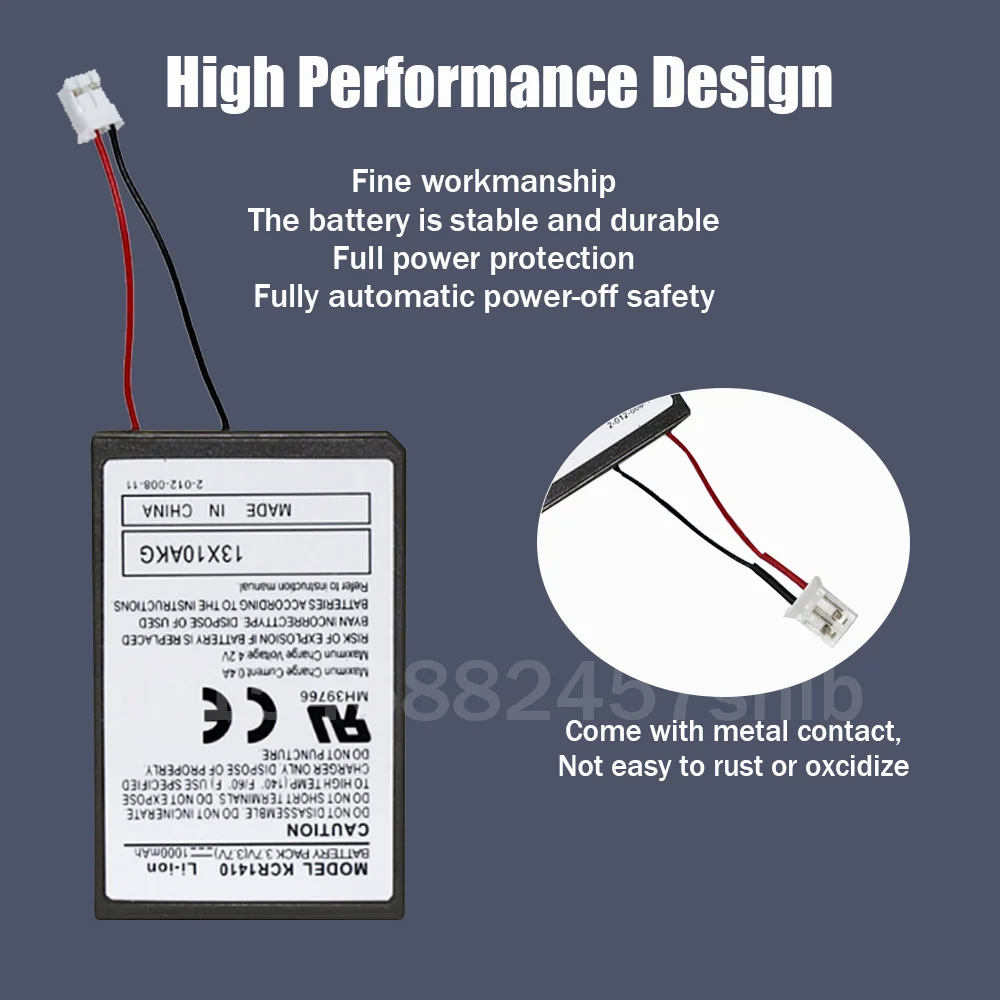 3.7V 2000mAh KCR1410 Replacement Lithium Battery For Sony Old Version PS4 PlayStatoin4 Wireless Controller GamePad |