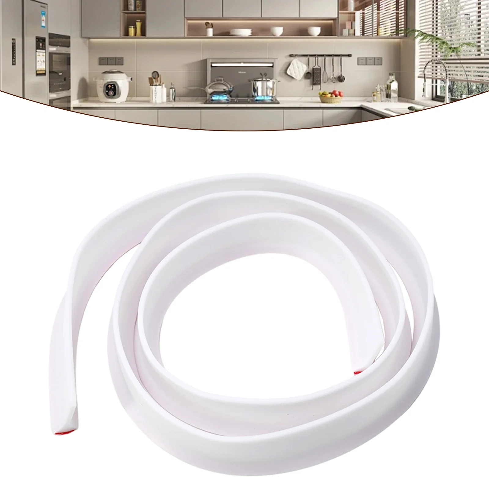 Удерживающая водозащитная полоса для ванной комнаты резиновая силиконовая