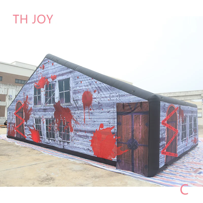 Быстрая доставка новый дизайн 2024 года надувной лабиринт на Хэллоуин 10x5 м уличный