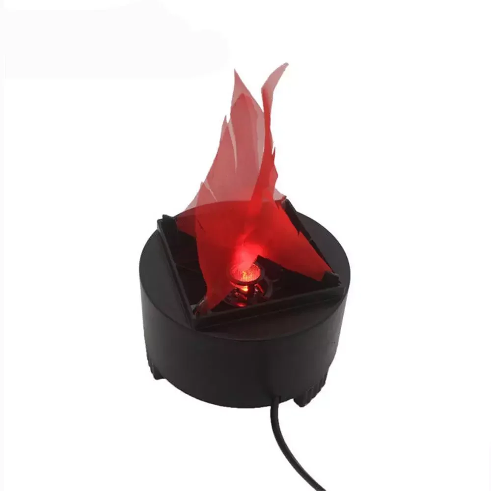 Поддельная лампа в виде пламени светильник огненный горшок чаша Рождество