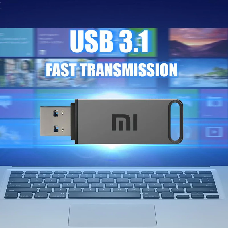 New XIAOMI USB 3.1 Flash Drive 2TB High-Speed Pen Drive 1TB Metal Waterproof Type-C Usb PenDrive For Computer Storage Devices images - 6