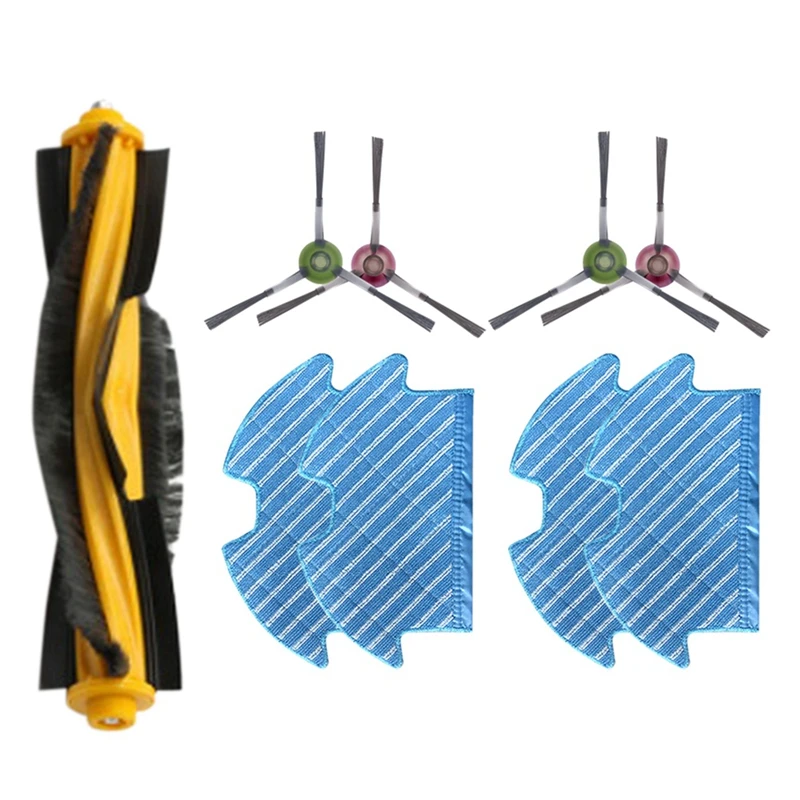 

9Pcs Main Side Brush Mop Cloth Replacement Spare For Ecovacs Deebot Ozmo 900 DN5G Robot Vacuum Cleaner Accessories