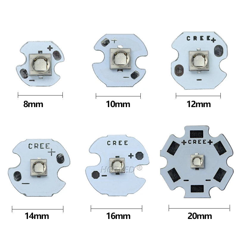 1 Вт 3 5 Светодиодный лампа высокой мощности Королевского синего цвета 450 нм чип Cree