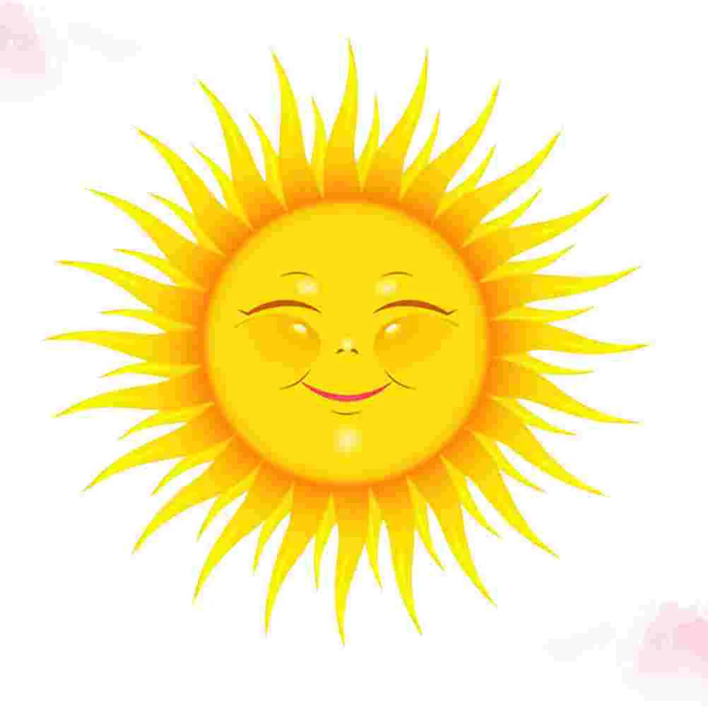 

Kids Wall Decals Nursery Room Decor Sun Planet Sticker Smiling Kindergarten Stickers Sticky