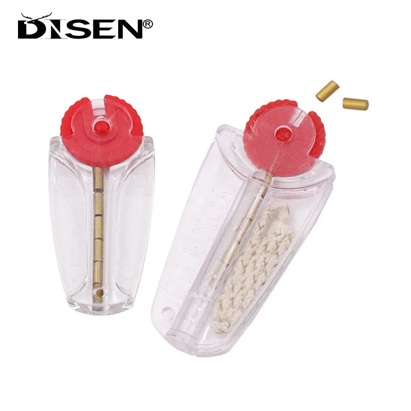 

2Set Flint Stones Cotton Wick Flint Cotton Thread Starter Replacement Dispenser for Smoking Oil Kerosene Lighter Cigarette