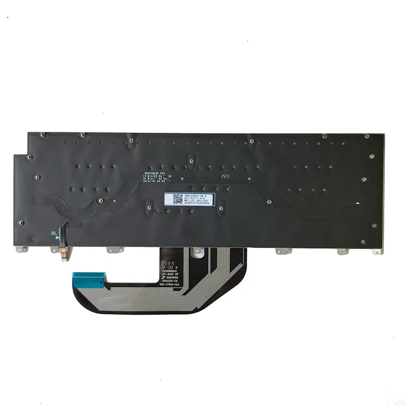 Фото Совершенно новая клавиатура для DELL XPS 13 9320 9340 9350, одноклавишная, версия для Великобритании, 0DPNGF №2