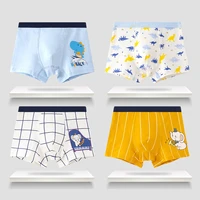 24 pcs boys childrens underwear cartoon soft cotton stripes shorts underpant for teenager underpants panties boxers 2 14 year