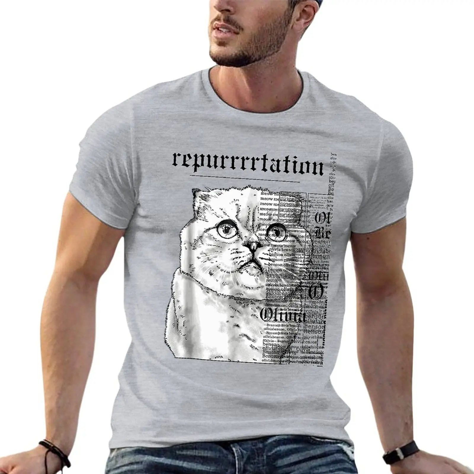 

Футболки Taylor White Cat Swift Rep Tour большого размера d, мужская одежда в стиле Харадзюку, уличная одежда с коротким рукавом, футболка большого размер...