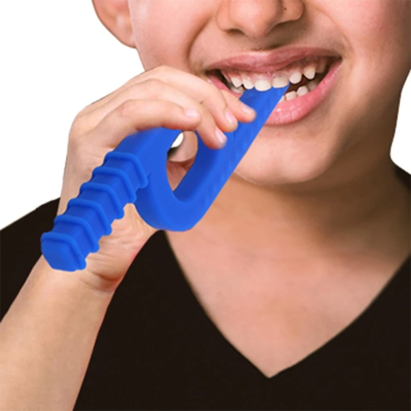 

Сенсорная жевательная игрушка для детей, страдающих аутизмом Motuth Motor Chewy Tool для детей с прорезыванием зубов СДВГ,
