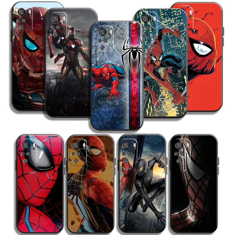 

Marvel Spiderman Phone Cases For Xiaomi Redmi Redmi 7 7A Note 8 Pro 8T 8 2021 8 7 7 Pro 8 8A 8 Pro Carcasa Back Cover Soft TPU