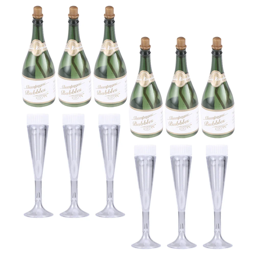

Wedding Bubble Bottle Bubbles Guests Champagne Party Bottles Mini Favors Valentines