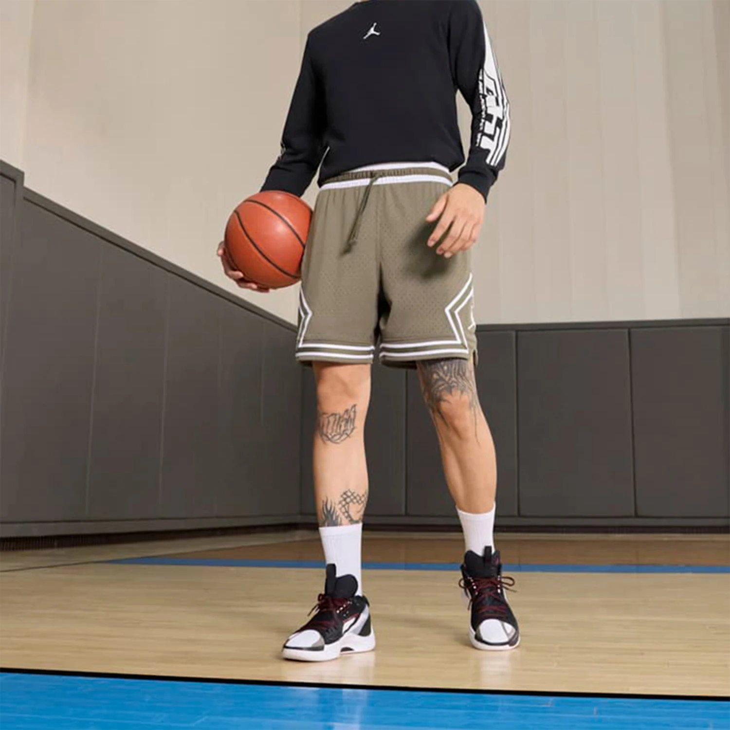 Фото Официальные мужские баскетбольные кроссовки Nike Air Jordan Zoom с низким верхом DH0248-001 №3