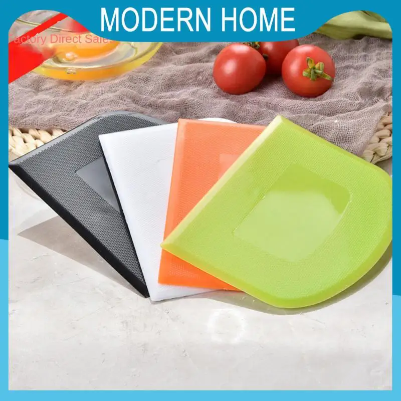 

Soft Board Scraper Plastic Cake Cream Spatula Baking Cutting Tools Bakeware Pastry Scraper Semicircle Flour Scraper Cream Cutter