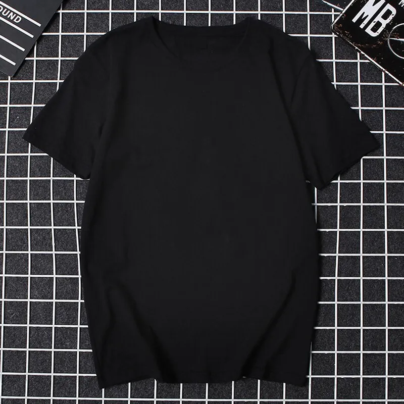 Женская футболка с надписью принтом и круглым вырезом |