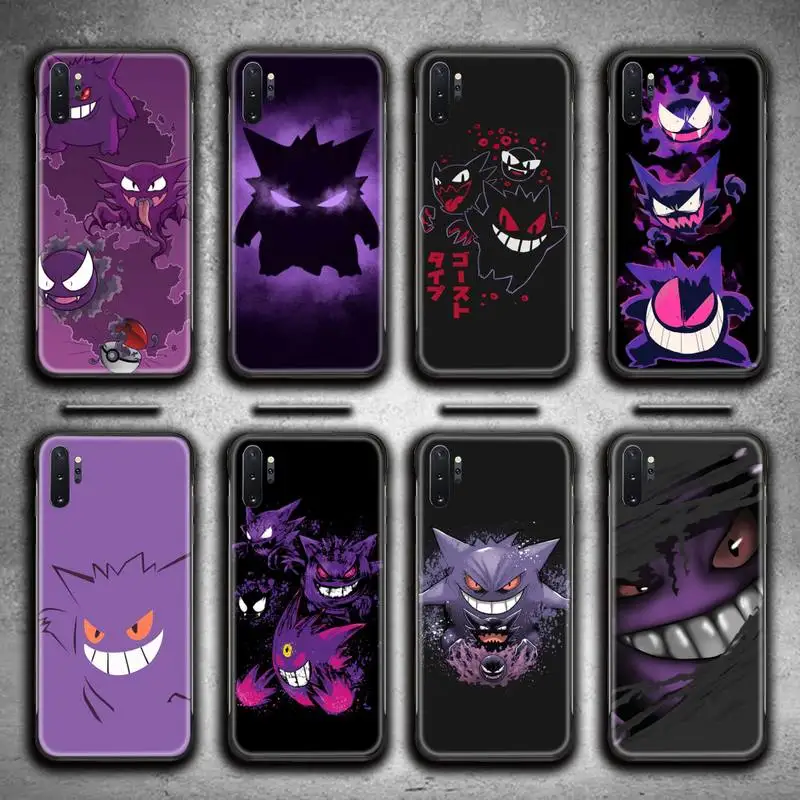 

Gengar Pokemon Phone Case For Samsung Galaxy Note20 ultra 7 8 9 10 Plus lite M51 M21 M31S J8 2018 Prime