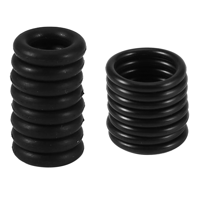

20 Pcs Black Rubber Oil Seal O-Rings Seals Washers 11 X 6 X 2.5Mm & 20 X 15 X 2.5Mm