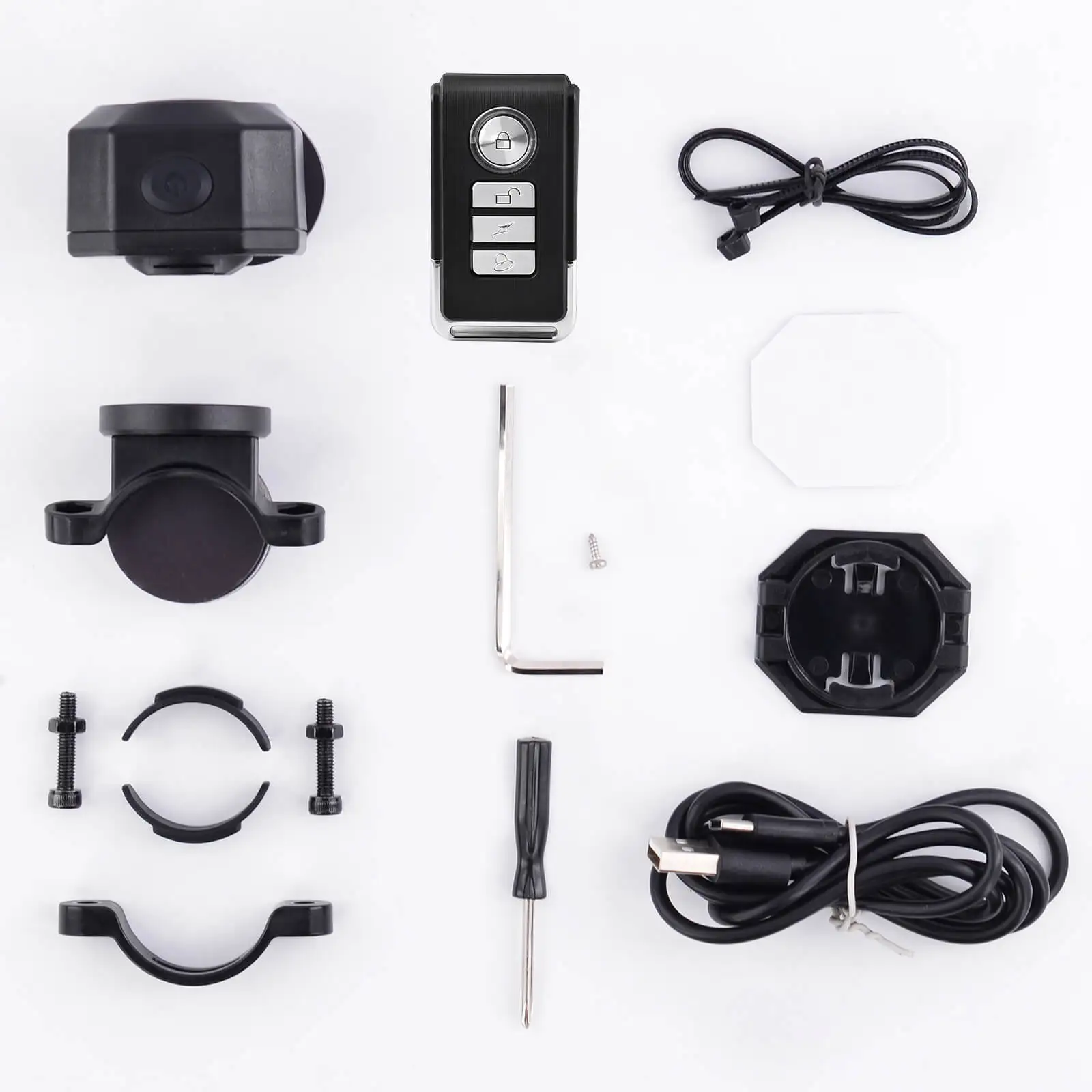 2022 Водонепроницаемая сигнализация вибрации для мотоцикла Беспроводная против