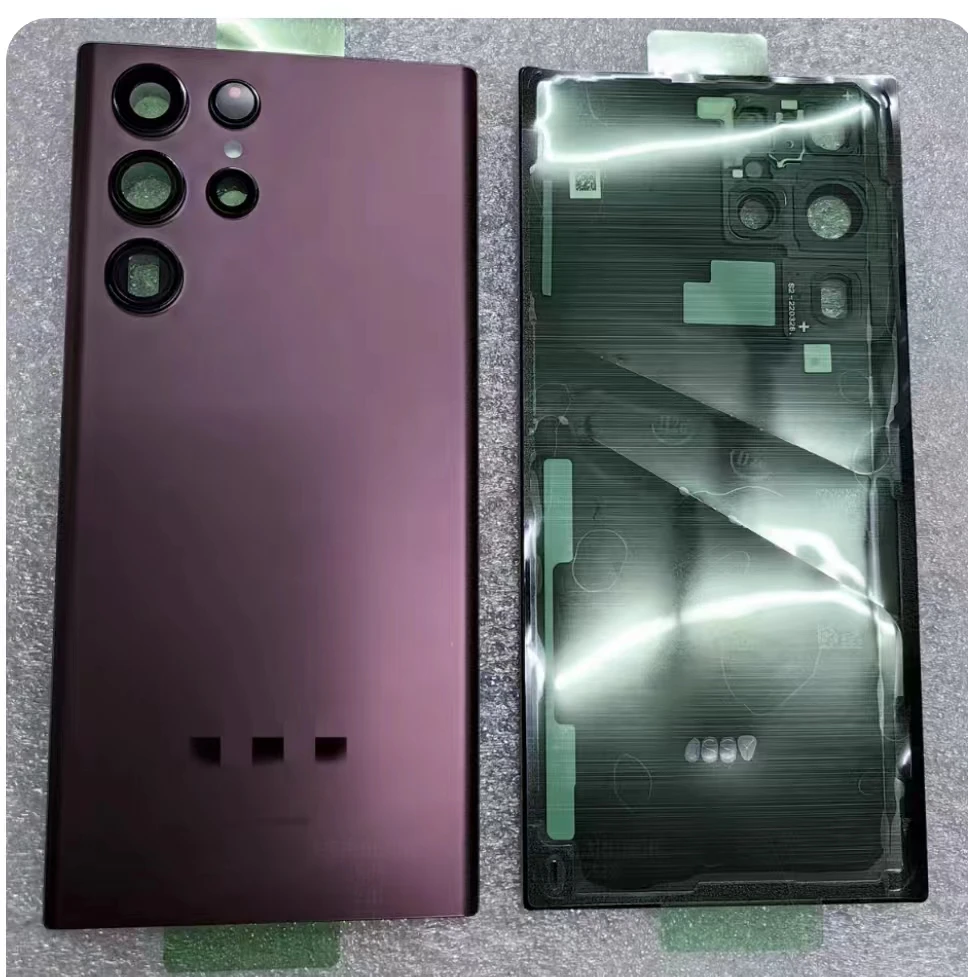 Ультратонкая Задняя Крышка Отсека Для Аккумулятора Samsung S22 С Объективом Камеры