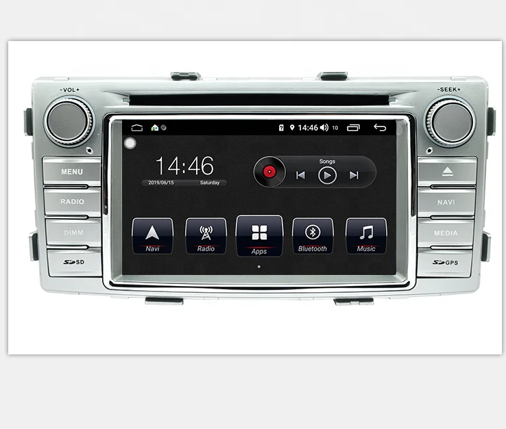 

hot selling android touch screen car dvd player for Toyota Hilux