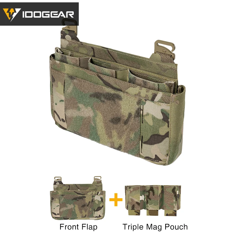 IDOGEAR Tactical DOPE Сумка с передним клапаном на переднюю панель FCPC FCSK Стиль тройным