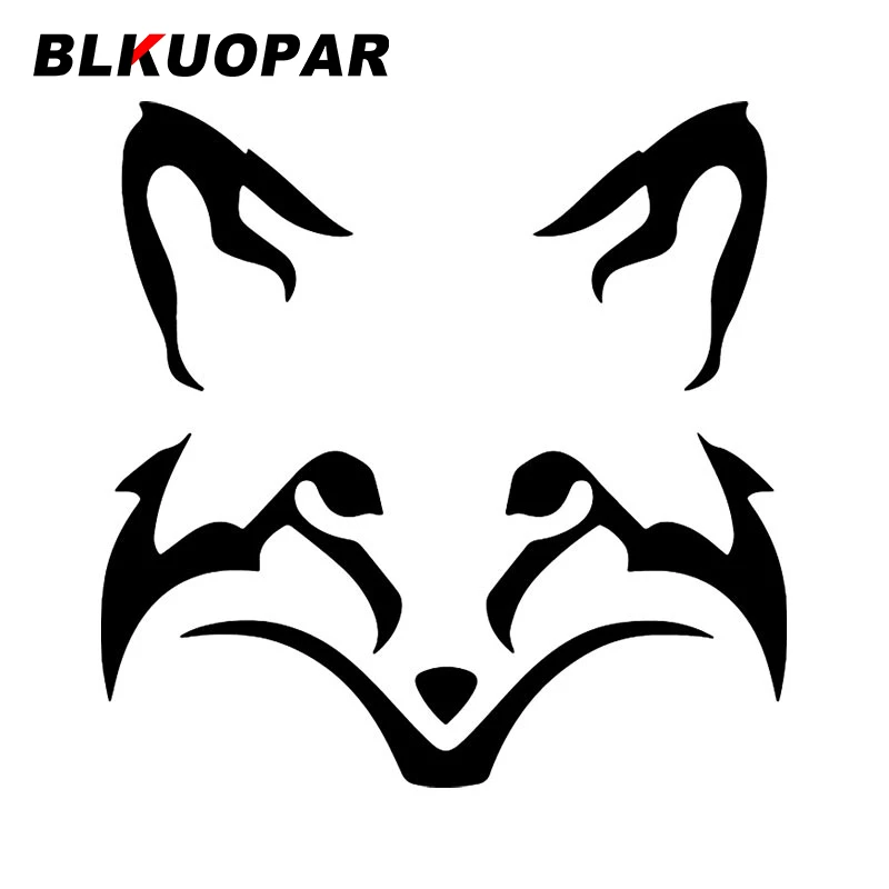 BLKUOPAR смарт-Fox Car стикеры прикуса царапин наклейка творческий ноутбук багажник