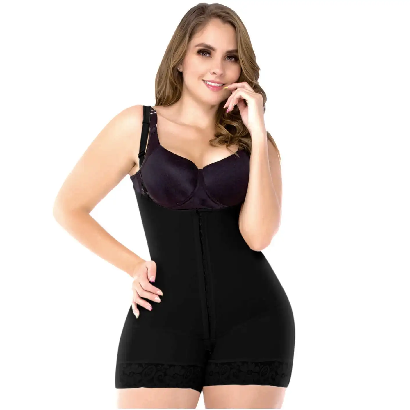 Corset Tummy Control Panties Shapewear For Women Tummy Control Fajas Colombianas Body Shaper Open Bust Bodysuit