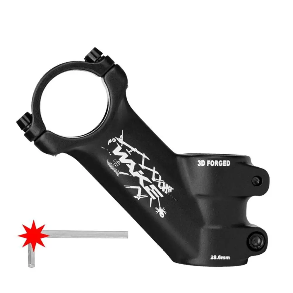 

90mm Bicycle Handlebar Stem Heightened Shock Resistant Hollow 45 Degrees Aluminum Alloy Riser Clamp Stem