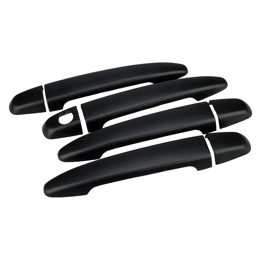 

1 Set Car Exterior Door Handle Cover Trim Fit For Toyota Highlander 2008 2009 2010 2011 2012 2013 Black Plastic