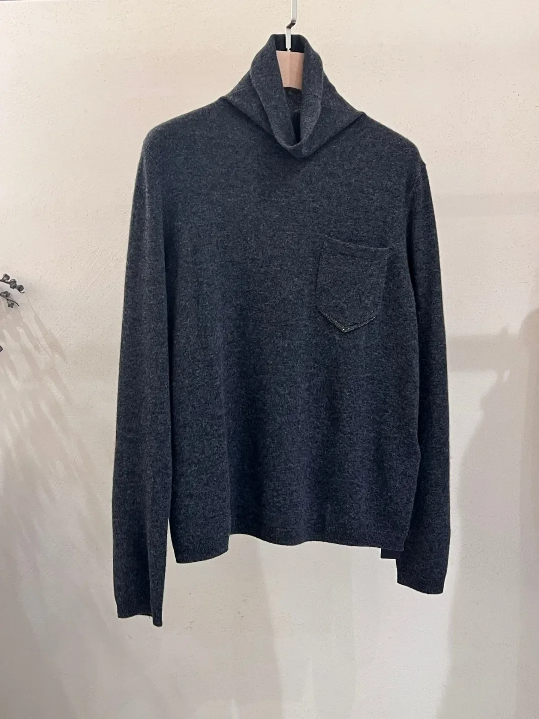 Итальянская роскошь 2023 зимняя мода простой карманный цепочка украшенный 100%