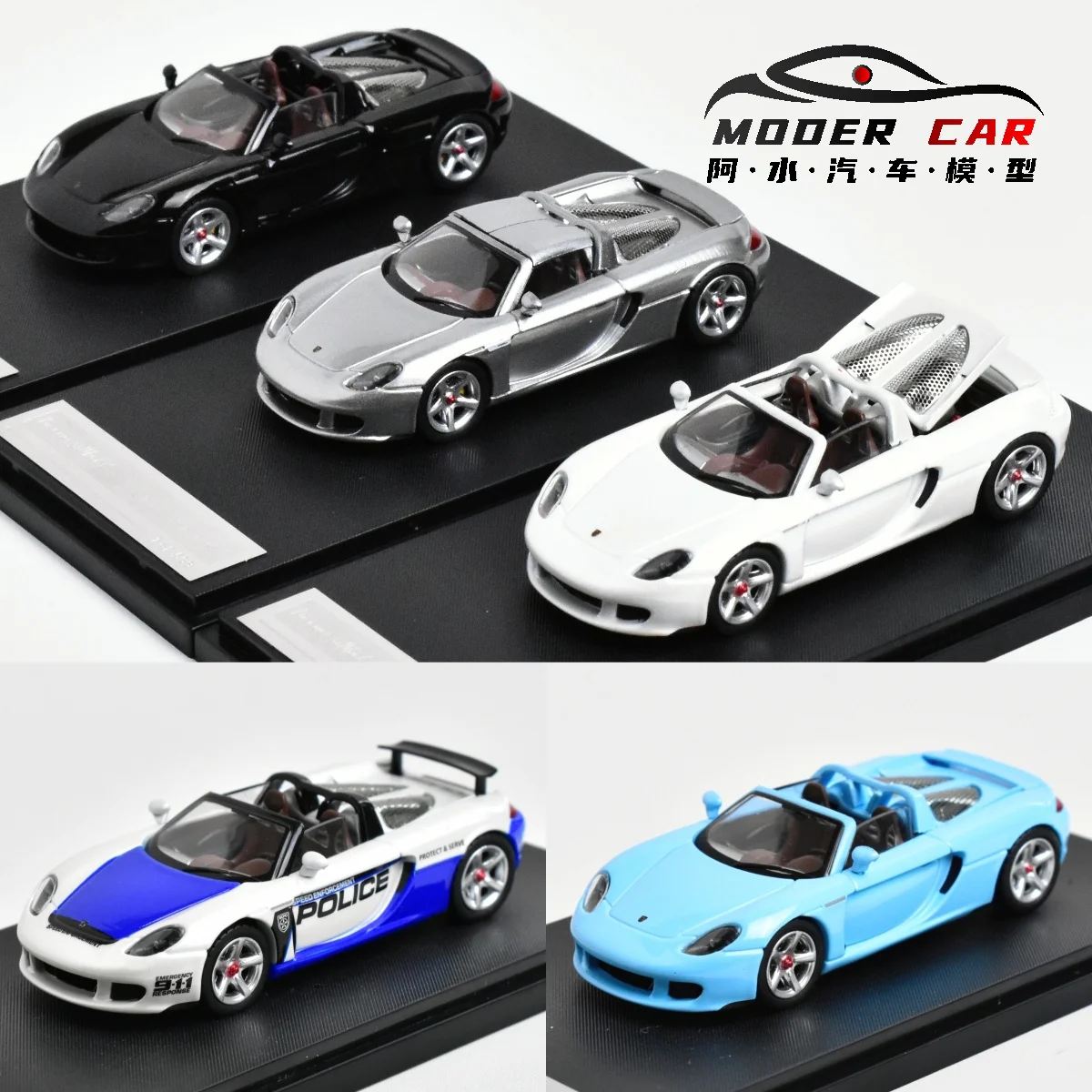 Забавная модель автомобиля 1:64 Carrera GT литая под давлением