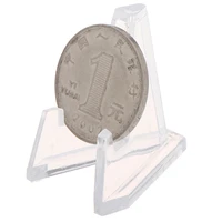 medallion coin triangle bracket display stand collectibles coins easel medal badge holder small roundsquare box paper clip