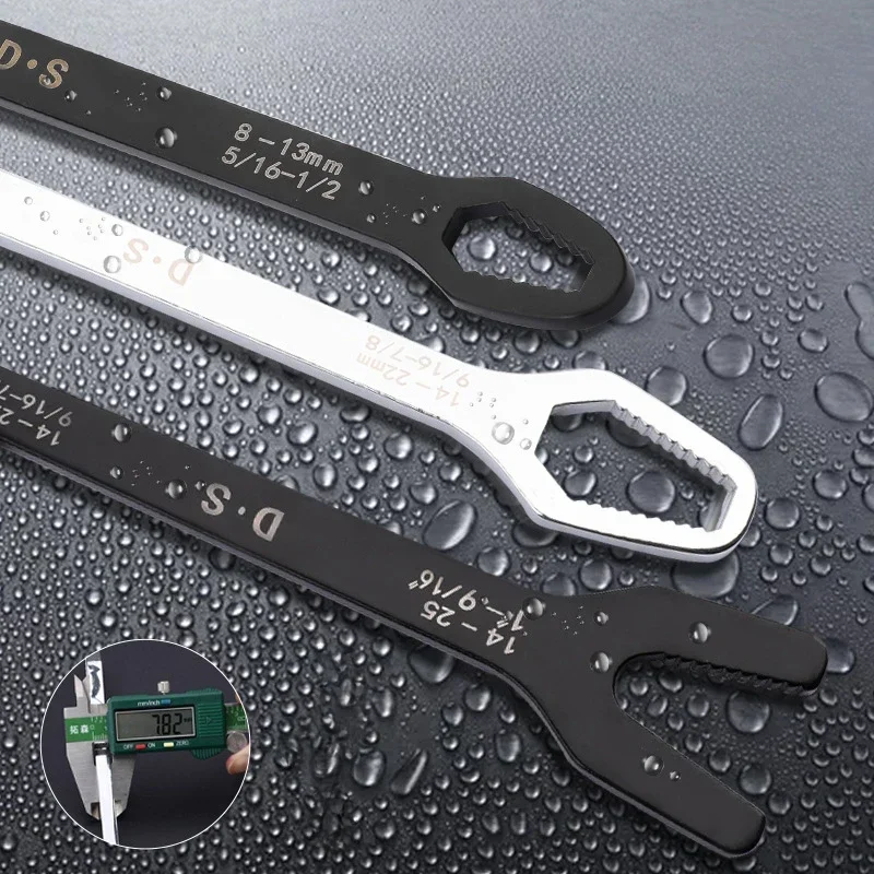 

Car Universal Torx Wrench 8-24mm Adjustable Self-tightening Wrench Board Double-head Torx Spanner Torx Spanner Hand Tools New