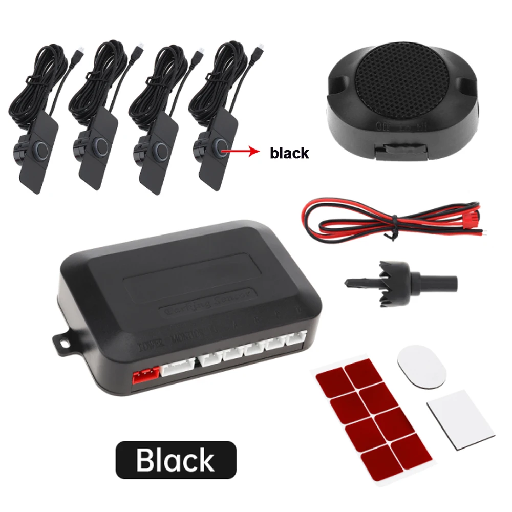 

Датчик парковки автомобиля 16,5 мм Автомобильный видеодатчик парковки Реверс резервного копирования Оригинальные плоские датчики с крыльями