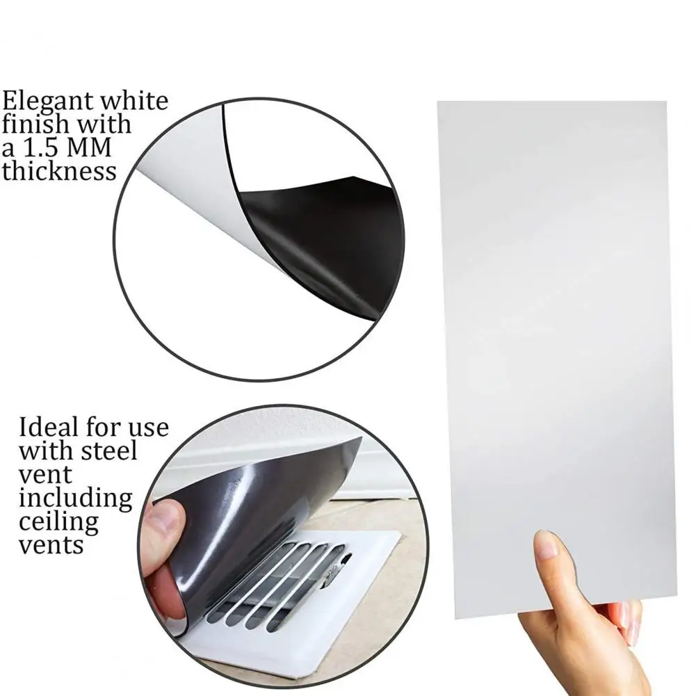

Floor Register Covers 4Pcs Practical Cuttable Rectangular Multi-purpose Air Conditioner Covers for Living Room