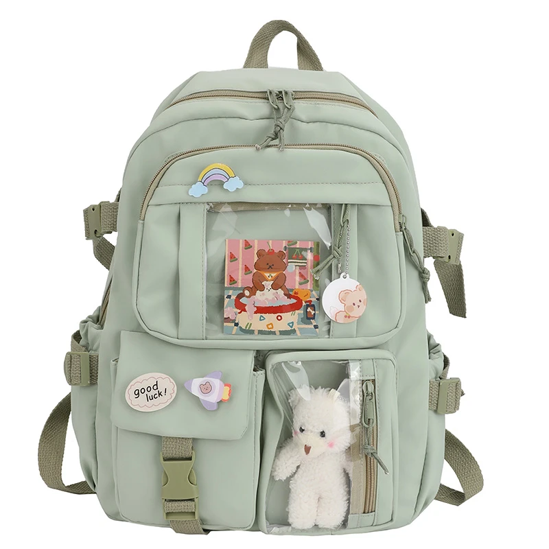 Boys Girls School Books Bags For Teenage Girls Kawaii College Student Kids Book Bag Rucksack