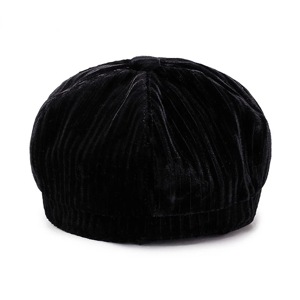 NEWSBOY Velvet Hat Women Pink Beret 