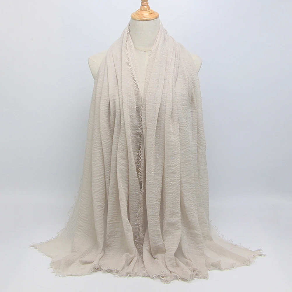 

Long Scarf Muslim Women Hijab Solid Headband Islamic Turban Shawl Wraps Long Shawl Arab Headscarf Islamic Turban 180x95cm