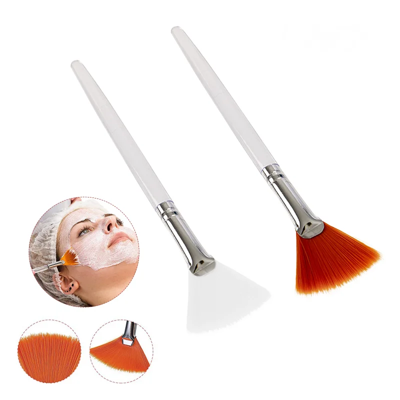 Brush Acid Brush Facial Brushes Fan Makeup Brushes Soft Portable Mask Brushes Cosmetic Tools Household Beauty Salon Supplies