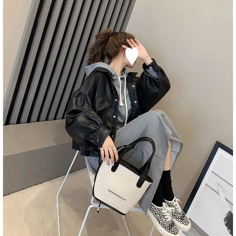 Рисунок 2 - Женская кожаная куртка свободного покроя