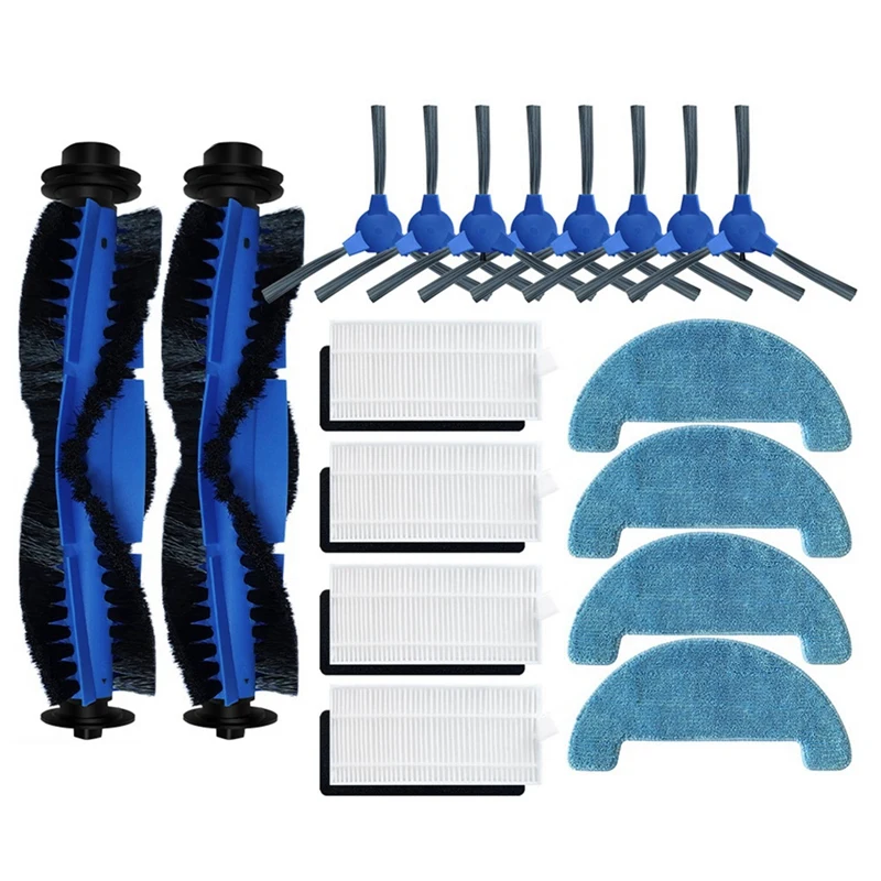 

Replacement For Polaris PVCR 1026 1226 1090 3200 Main Side Brush Hepa Filter Mop Cloths Vacuum Cleaner Spare Parts
