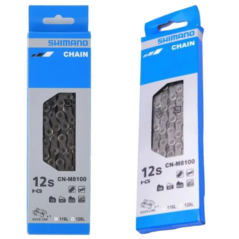 SHIMANO 9/10/11/12 скоростная велосипедная цепь HG53 HG54 HG701 M8100 9100 дорожная 116/126 звеньев 8 В 9