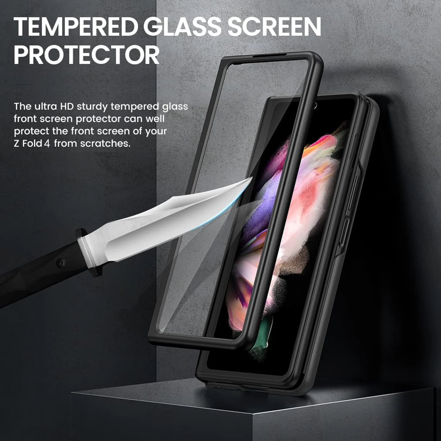 Противоударный портативный кожаный чехол для Samsung Galaxy Z Fold 4 Fold3 Fold2 Fold4 5G 3 2 Zfold4