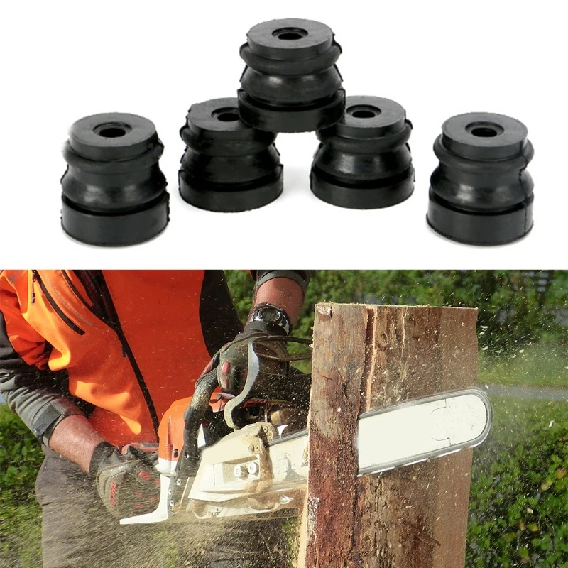 

Set 5 Piece 52/58/59 Chainsaw Damping Rubber Pad Gasoline Saw Logging Saw Chain Damping Rubber Accessorie M4YD