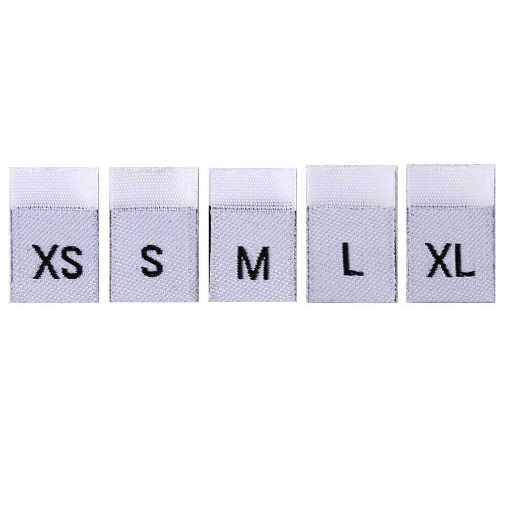 

Size Labels Clothing Label Tags Clothes Sewsewingfolded Shirt Iron Garment Woven Garments Retail T Apparelembroidery Cut